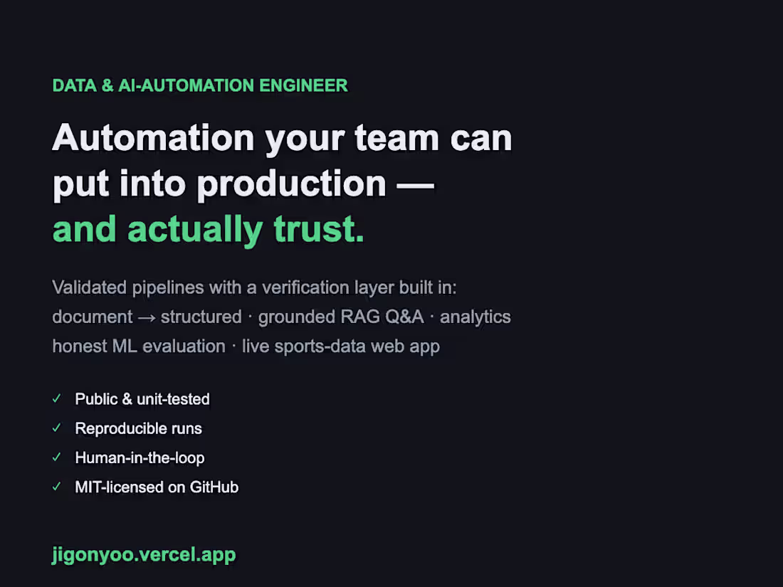 Cover image for My full data & AI-automation