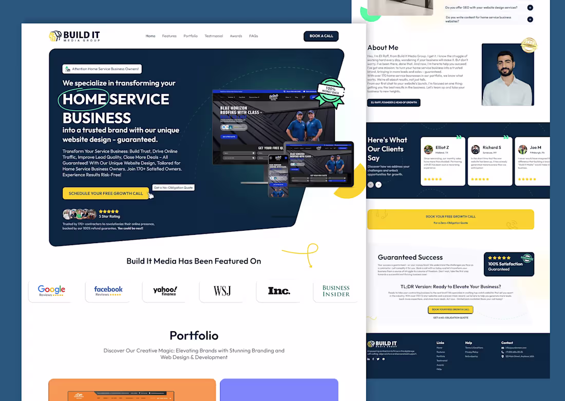 Cover image for Roofing Contractor Website Full Case Study