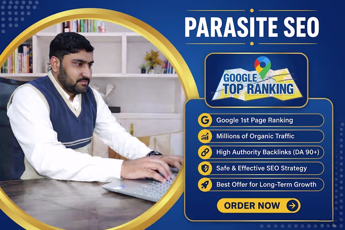 Cover image for Parasite SEO Backlinks For Fast Ranking (Monthly)