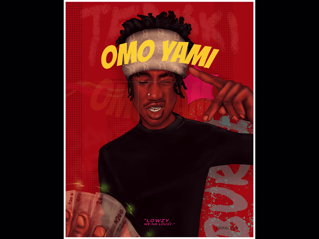 Cover image for Artwork concept for Zaylevelten — "OMO YAMI". My goal was to...