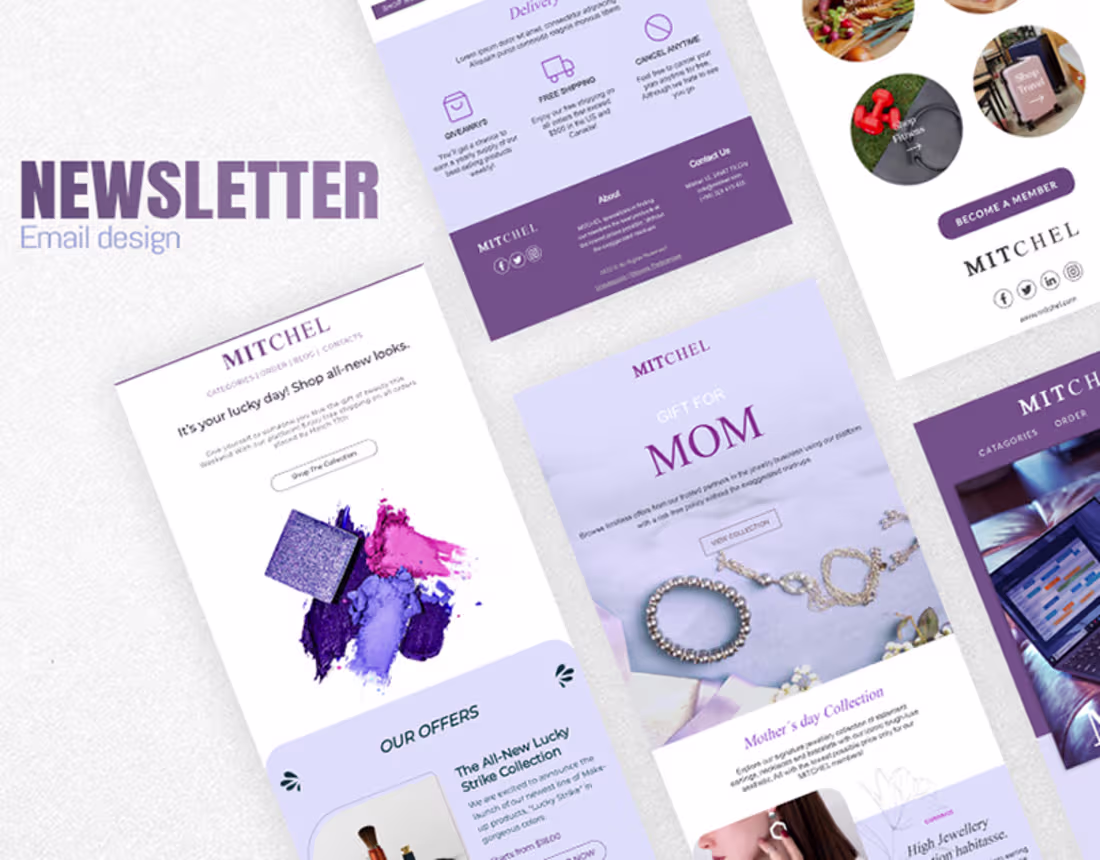Cover image for Newsletter Email Campaign