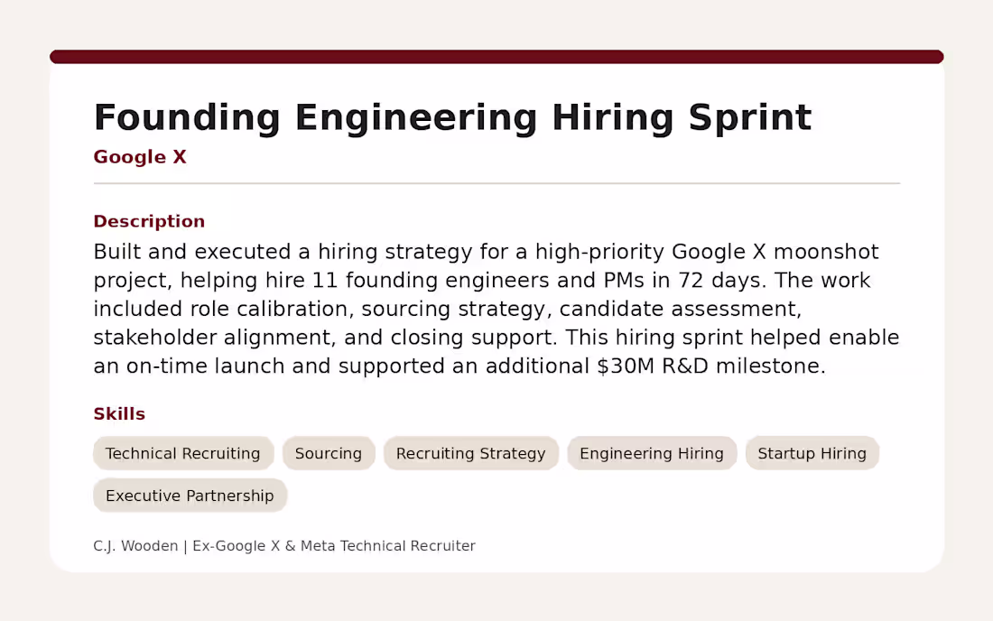 Cover image for Founding Engineering Hiring Sprint —