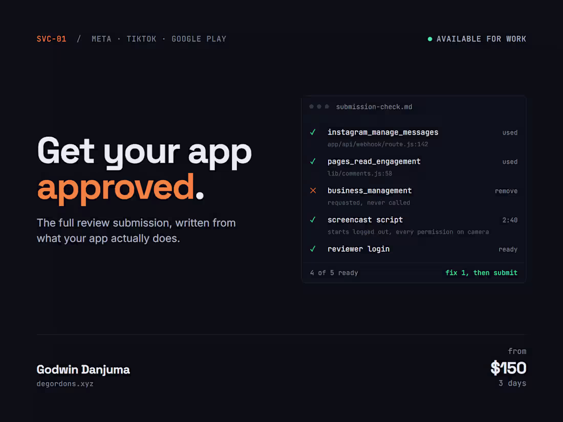 Cover image for Meta, TikTok or Google Play app review