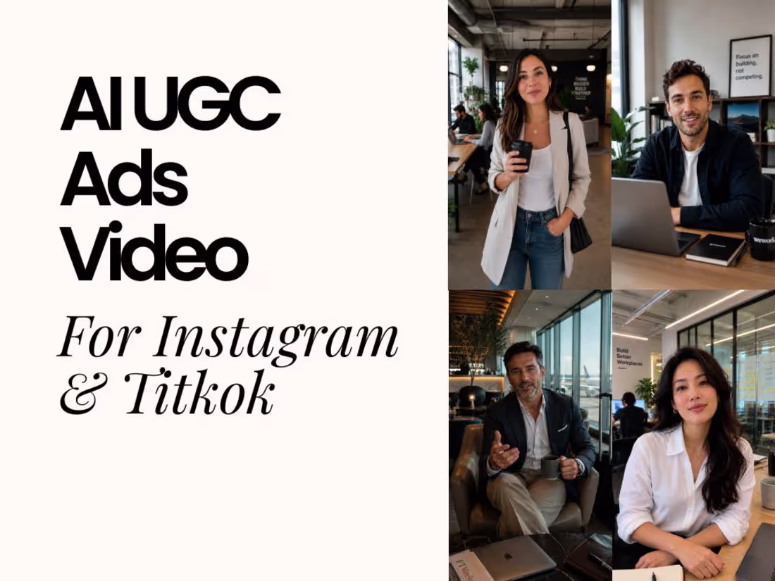 Cover image for Created AI-generated UGC-style video ads