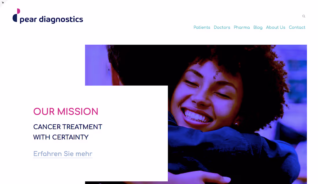 Cover image for Brand Identity and Web Presence for Pear Diagnostics