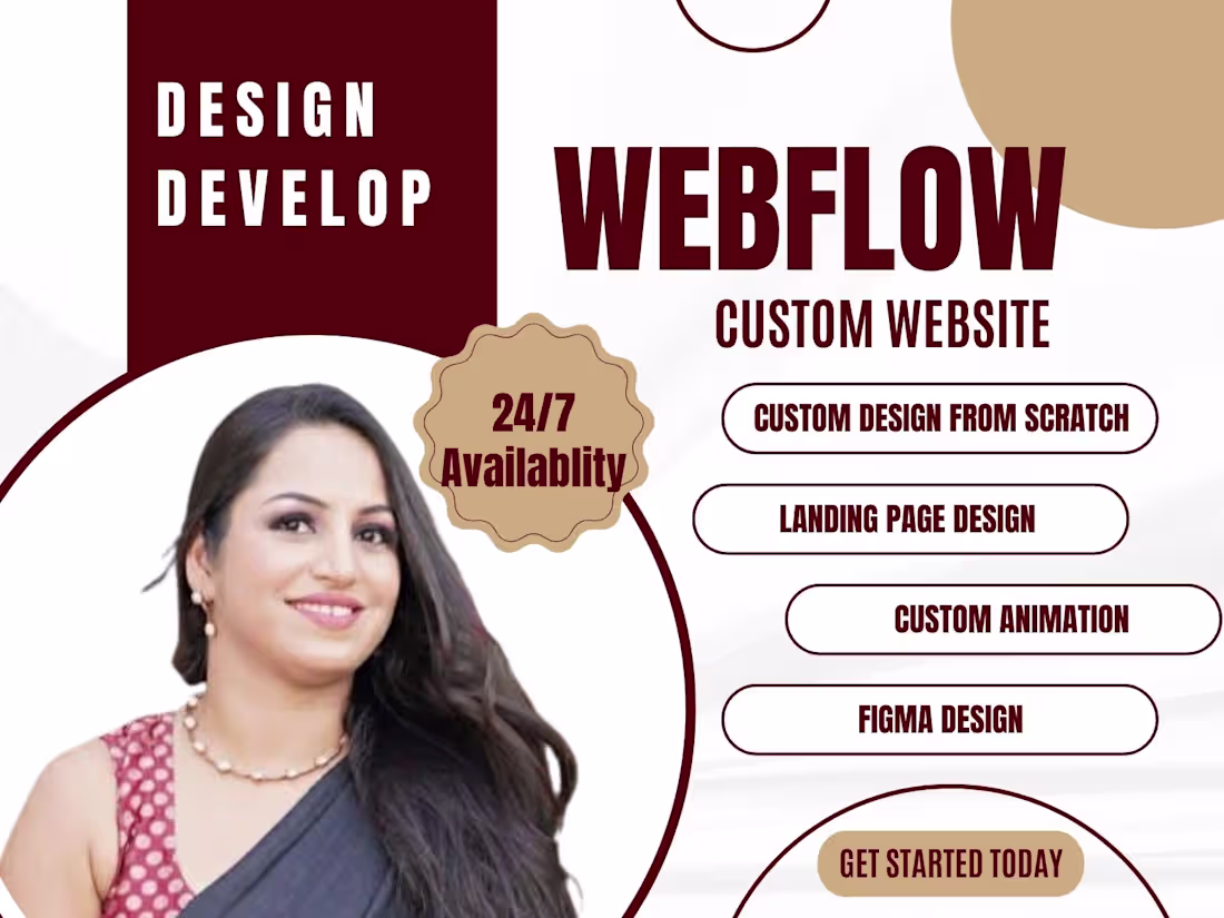 Cover image for Webflow Website designer & developer