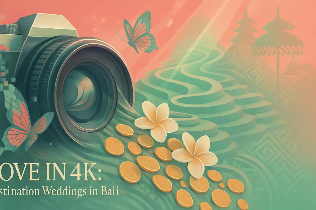 Cover image for Love in 4K: Destination Weddings in Bali—and the Freelance Filmmakers Cashing In