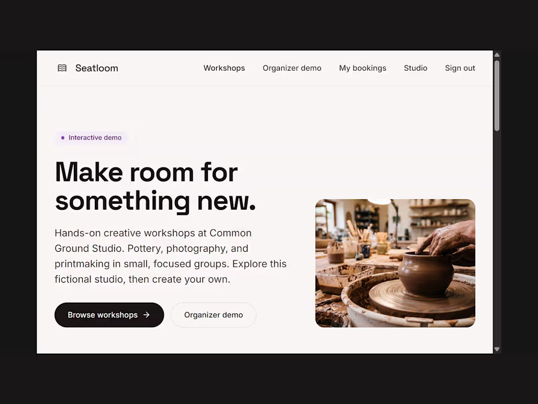 Cover image for Seatloom Workshop Platform | Setup & Branding