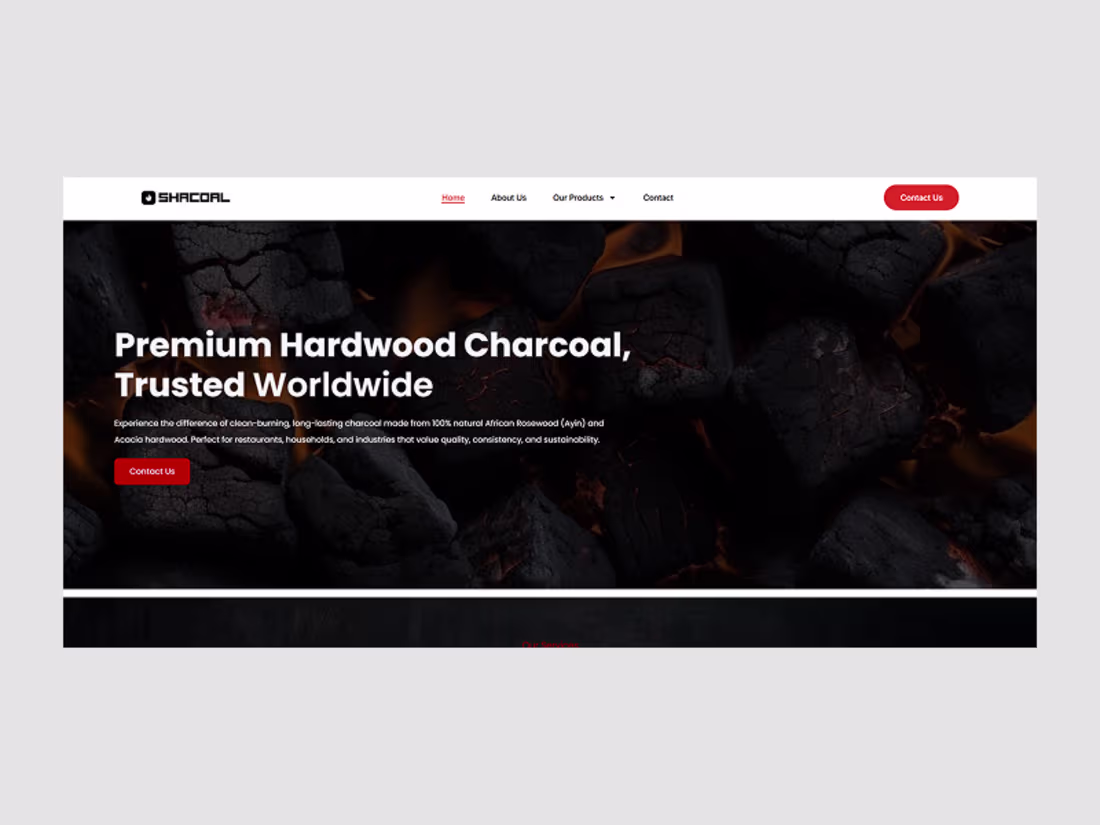 Cover image for SHARCOAL Rebranding and Website Redesign