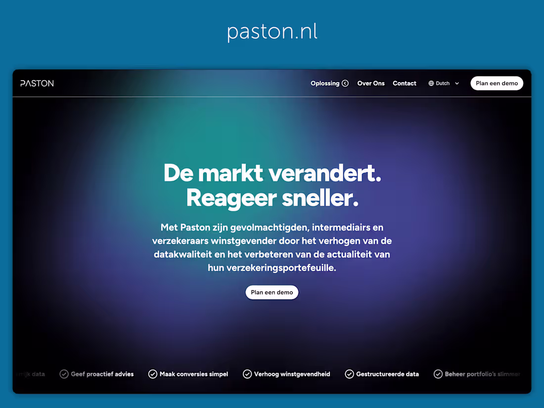 Cover image for paston.nl