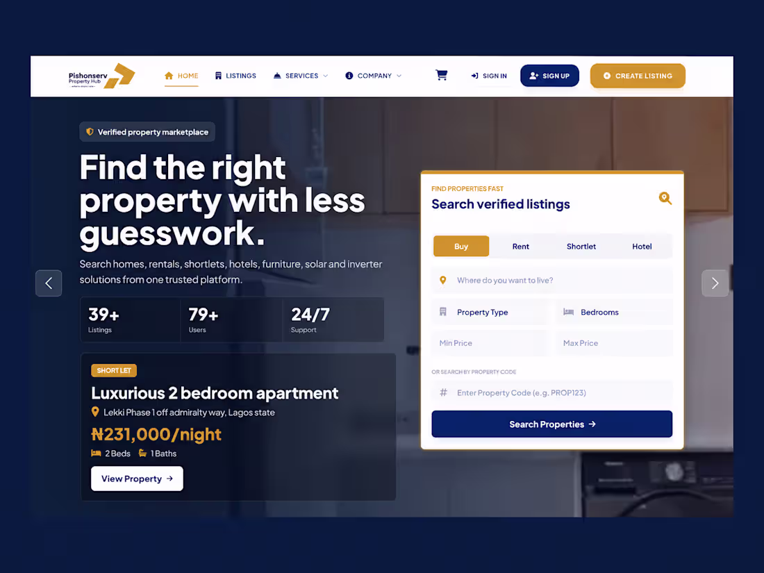 Cover image for I developed Pishonserv’s real estate