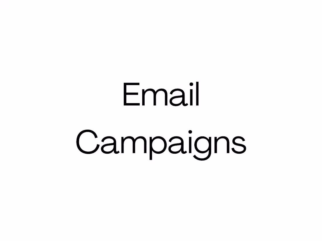 Cover image for Email Campaigns