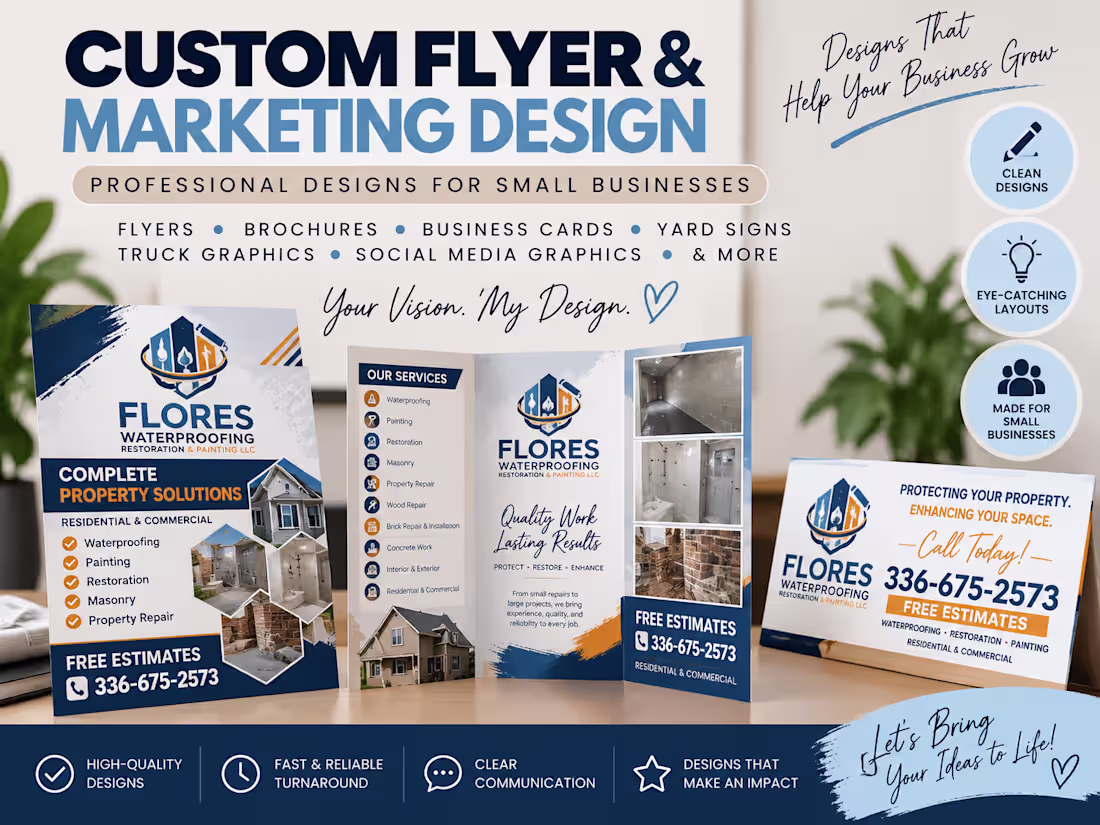 Cover image for Custom Flyer & Marketing Design