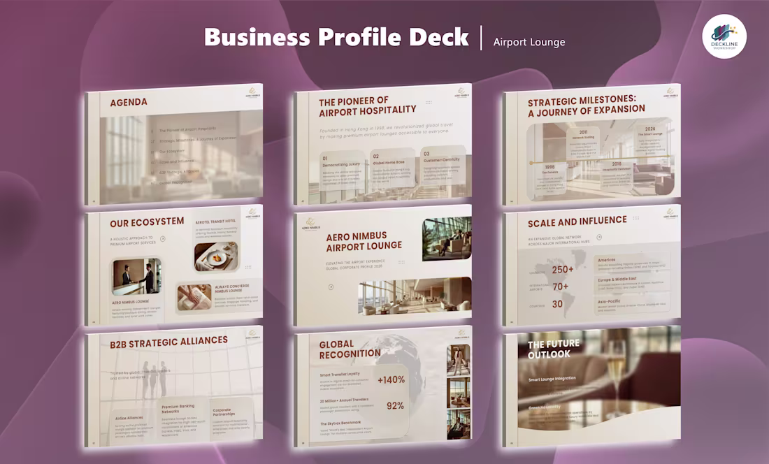 Cover image for Business Profile Deck｜Airport Lounge