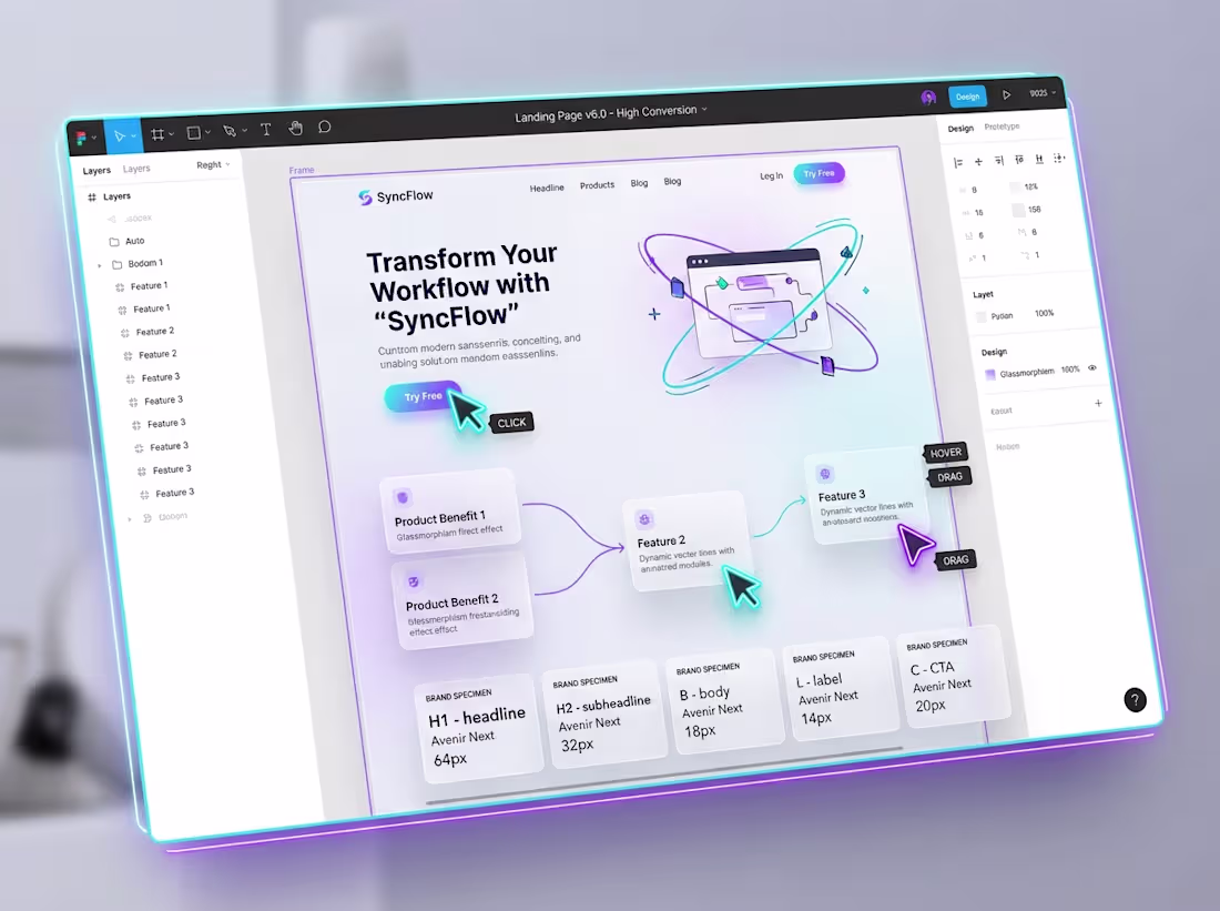Cover image for Conversion-Focused Figma Landing Page Design