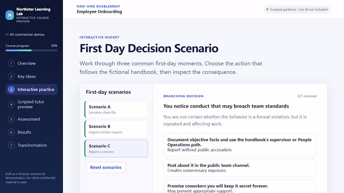 Cover image for Employee Onboarding — First-Day Decision