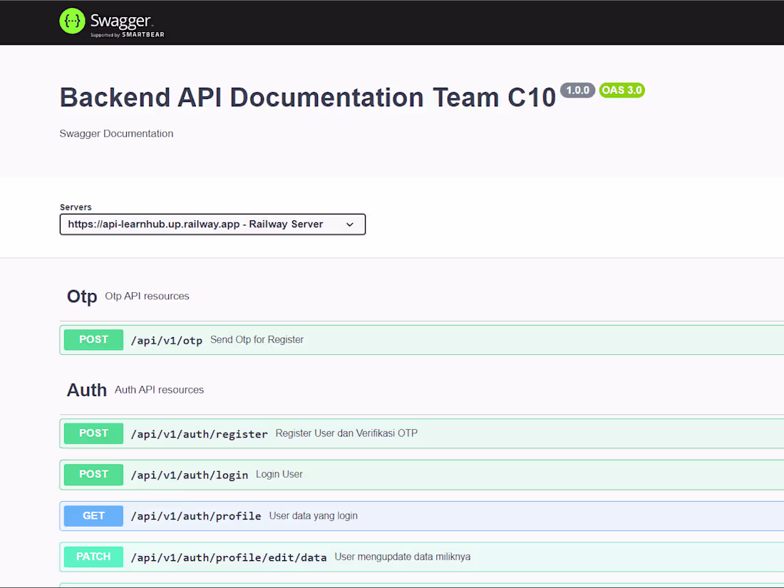 Cover image for Backend Web Development