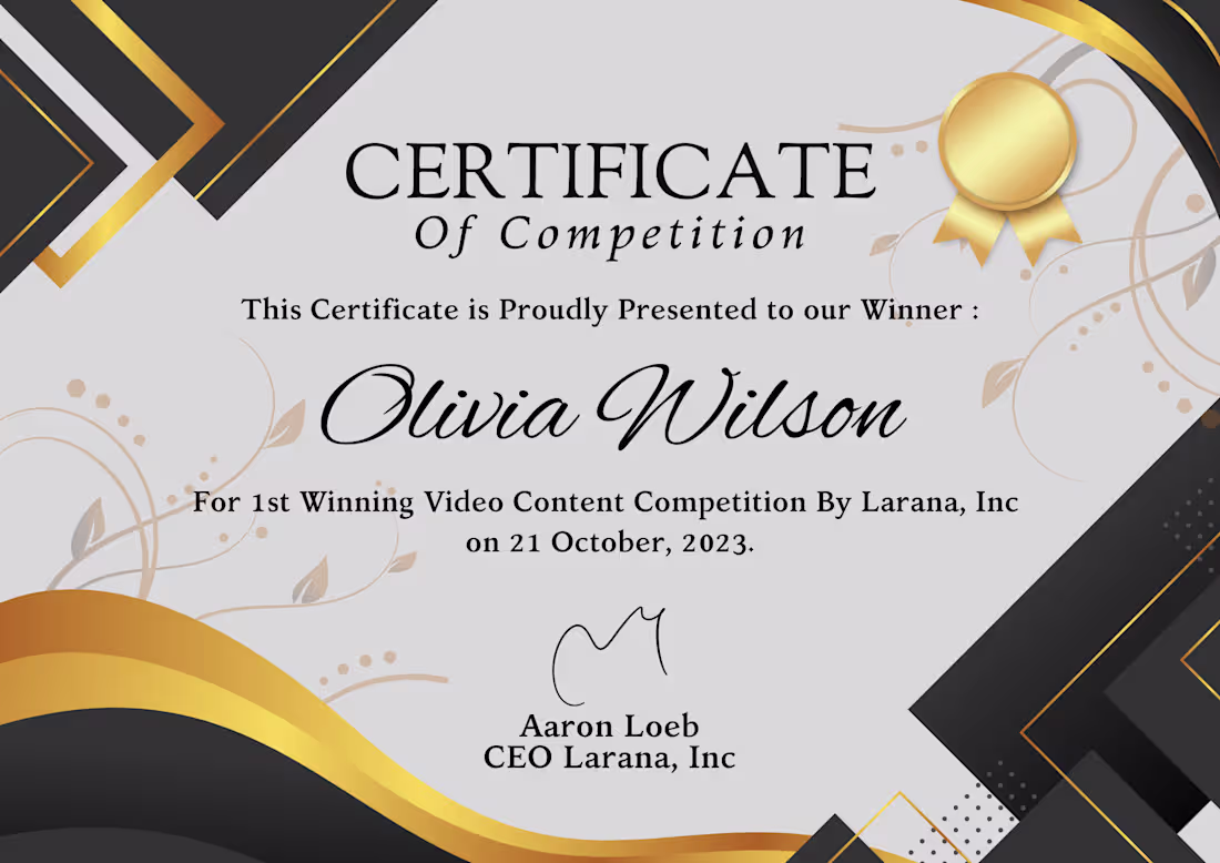Cover image for Professional Certificate Design
A clean, modern,