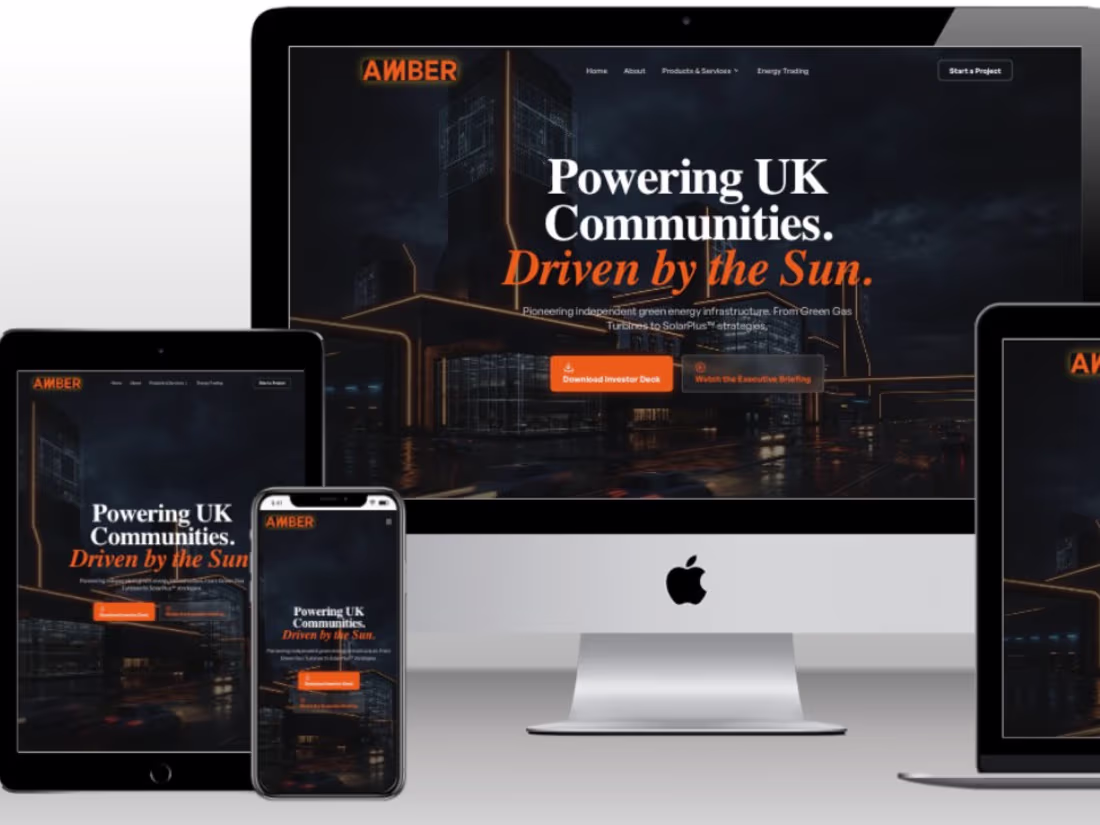 Cover image for Designed and built a responsive,