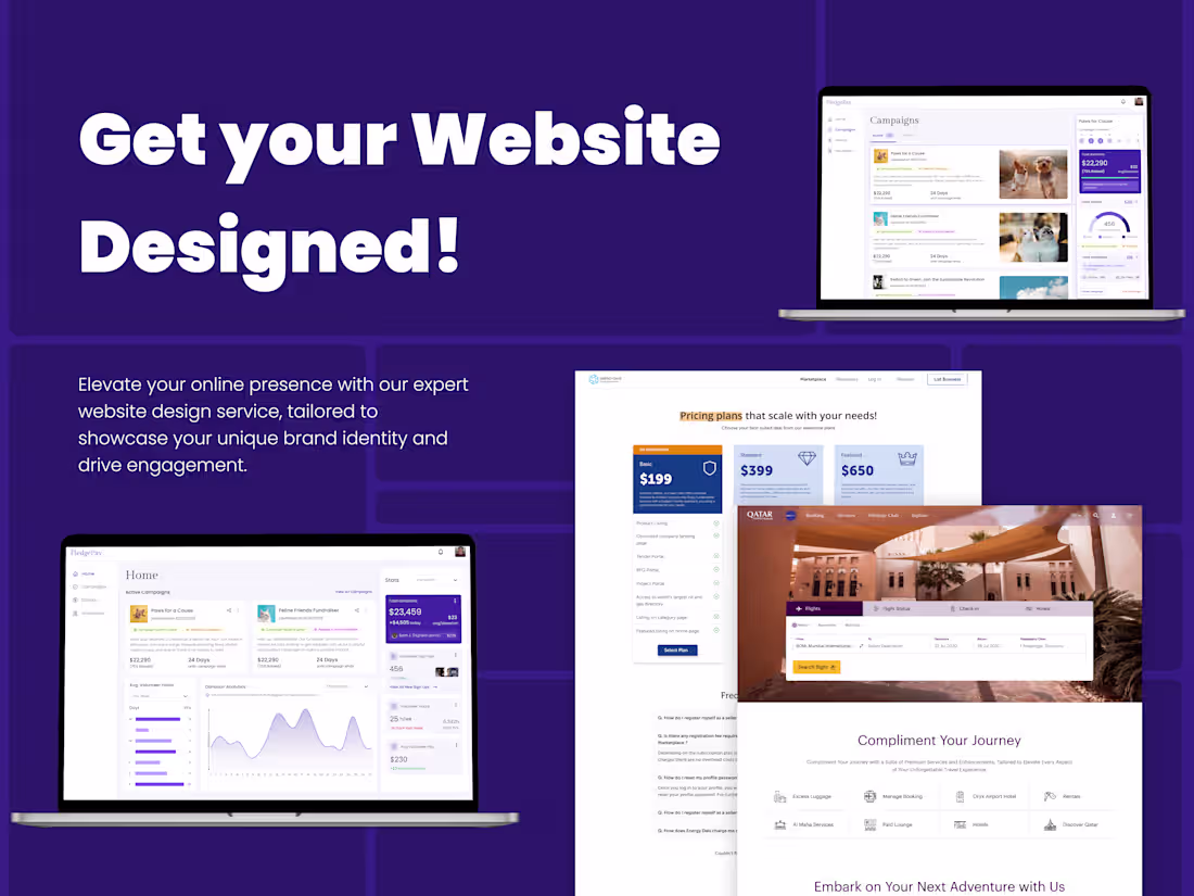 Cover image for Transform your online presence with expert website design.