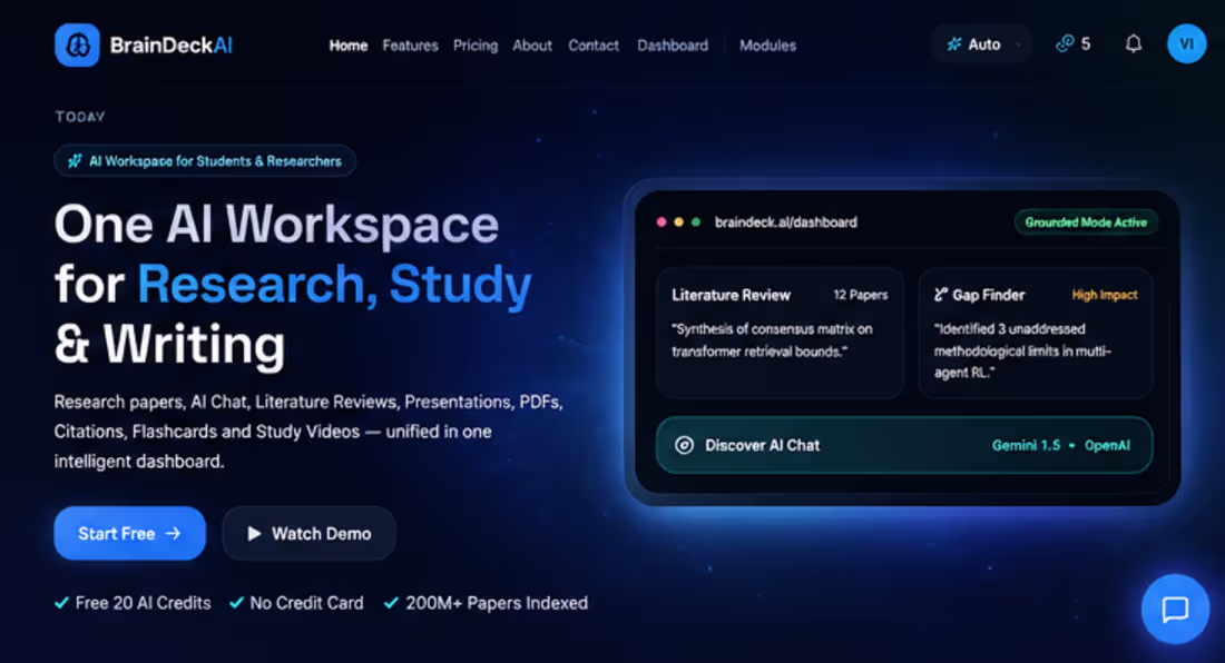 Cover image for BrainDeck AI Landing Page