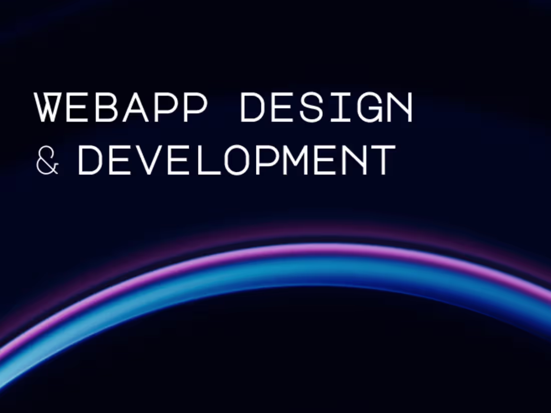 Cover image for WebApp Design & Development