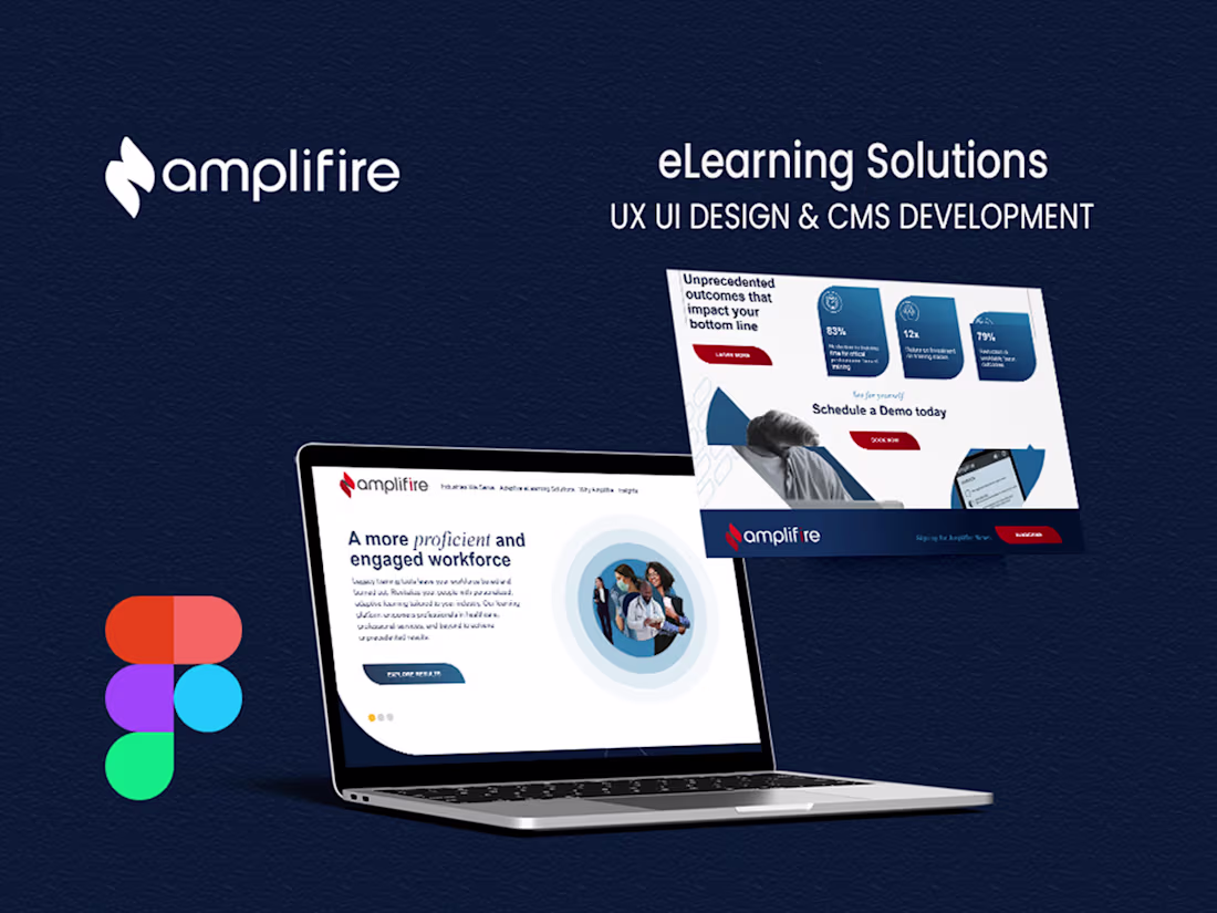 Cover image for E-learning Solution Website UI/UX Design & CMS Development