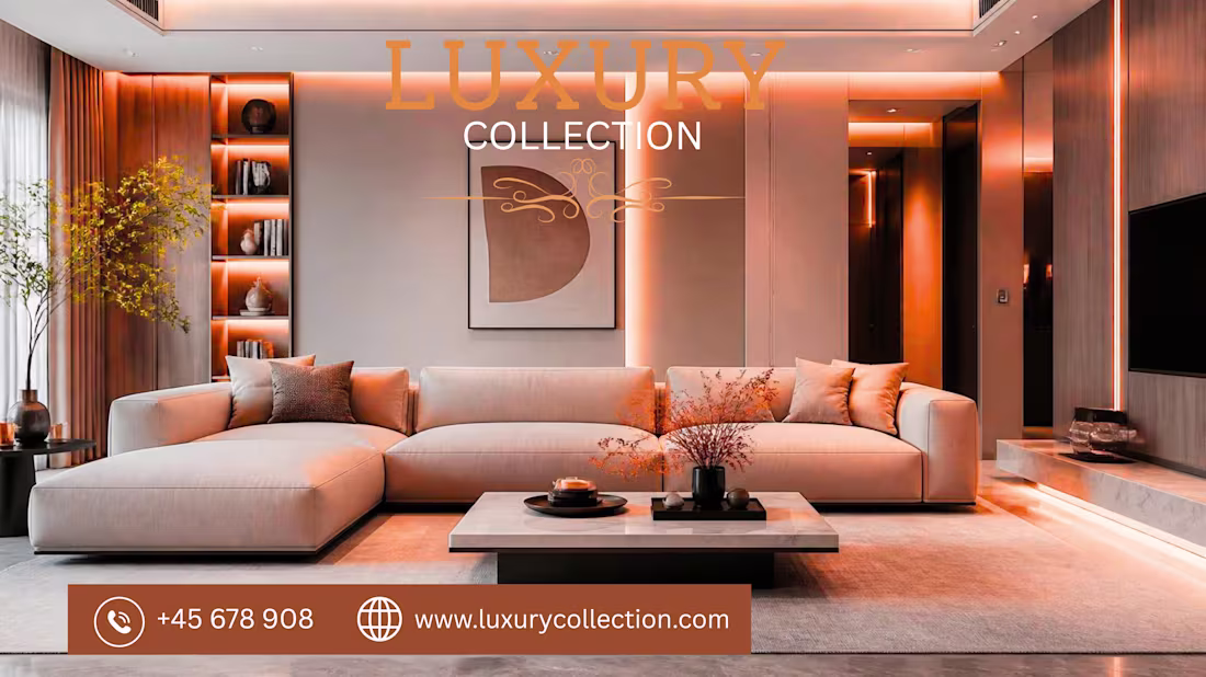 Cover image for A luxurious sofa collection designed