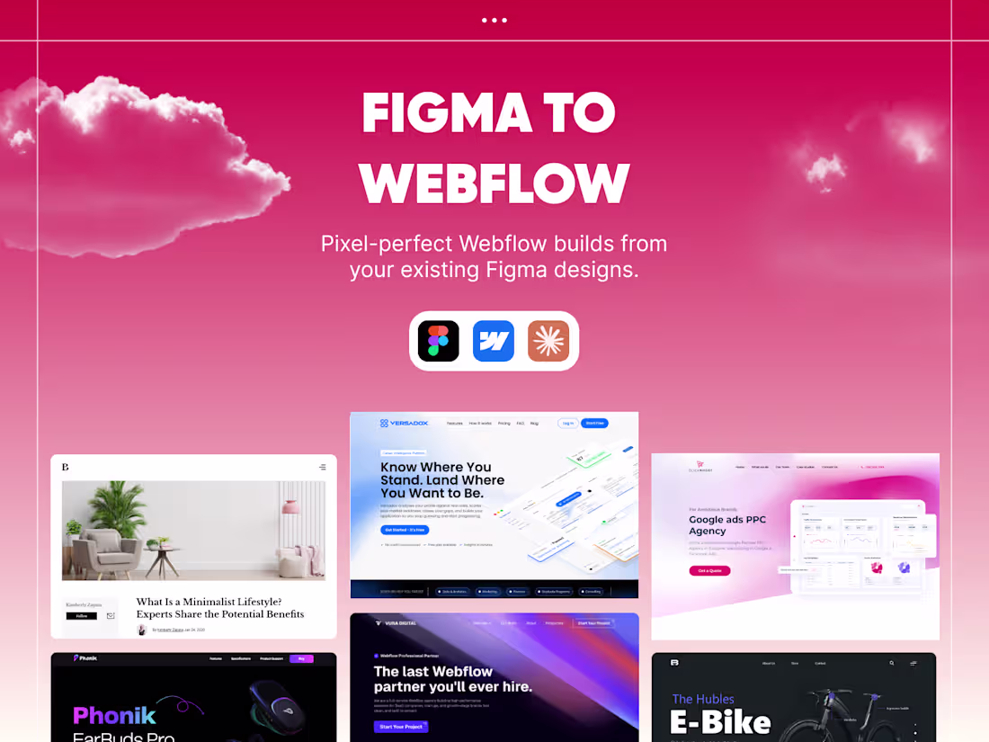Cover image for Figma to Webflow
