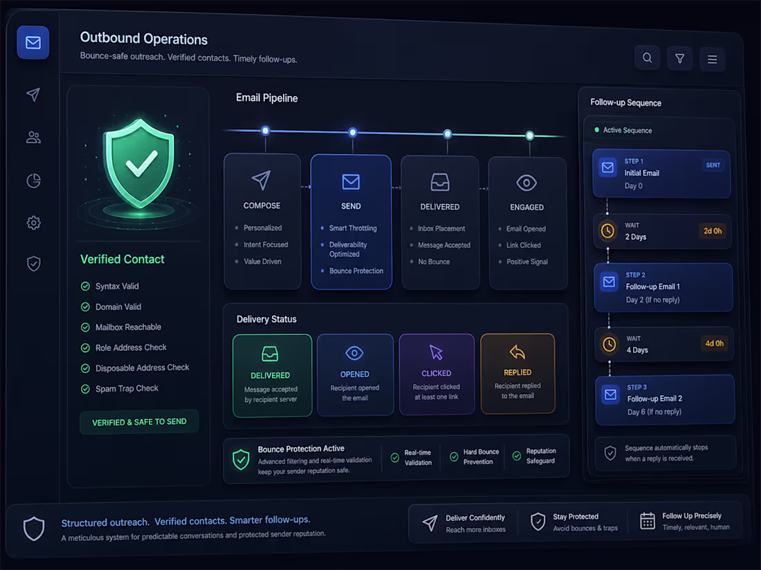 Cover image for Bounce-Safe Outbound and Follow-Up System