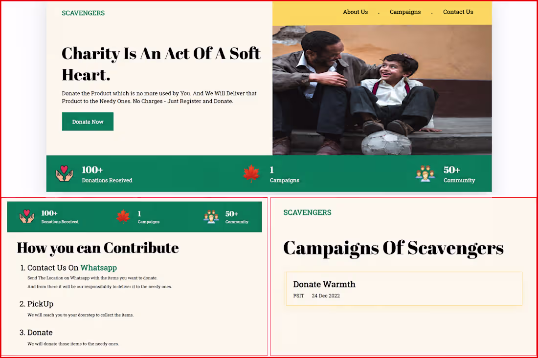 Cover image for A charity and donation platform