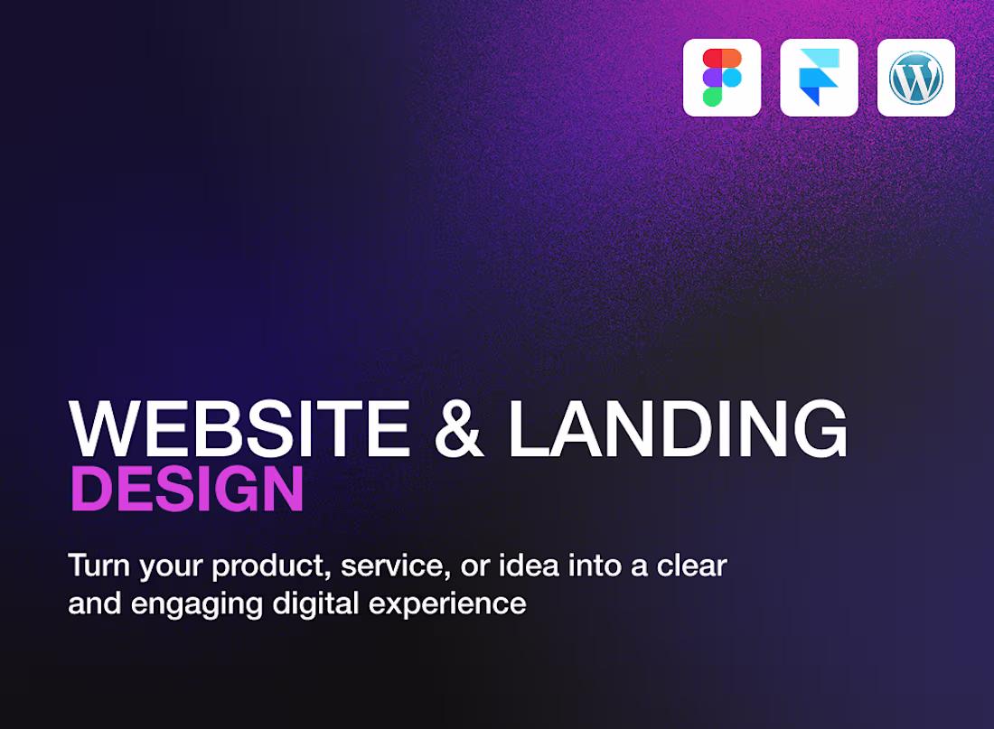 Cover image for Website & Landing Page Design