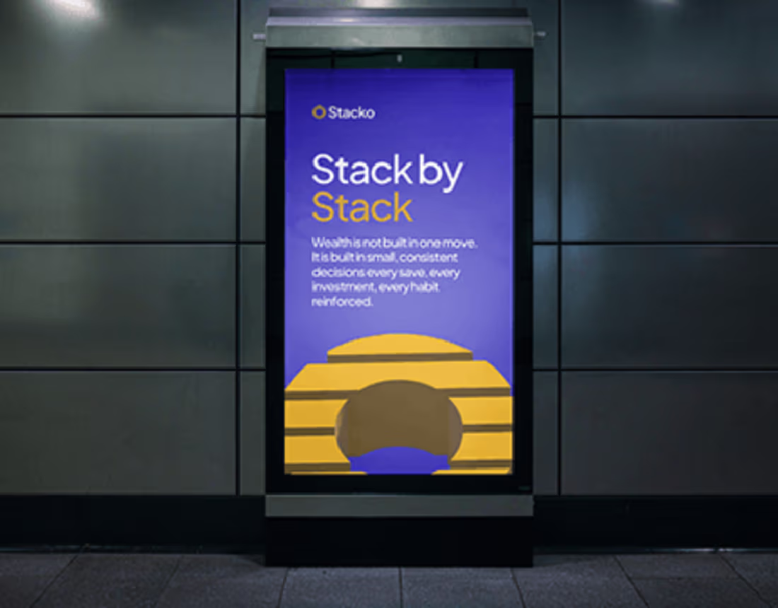 Cover image for Fintech Brand Identity, Stacko