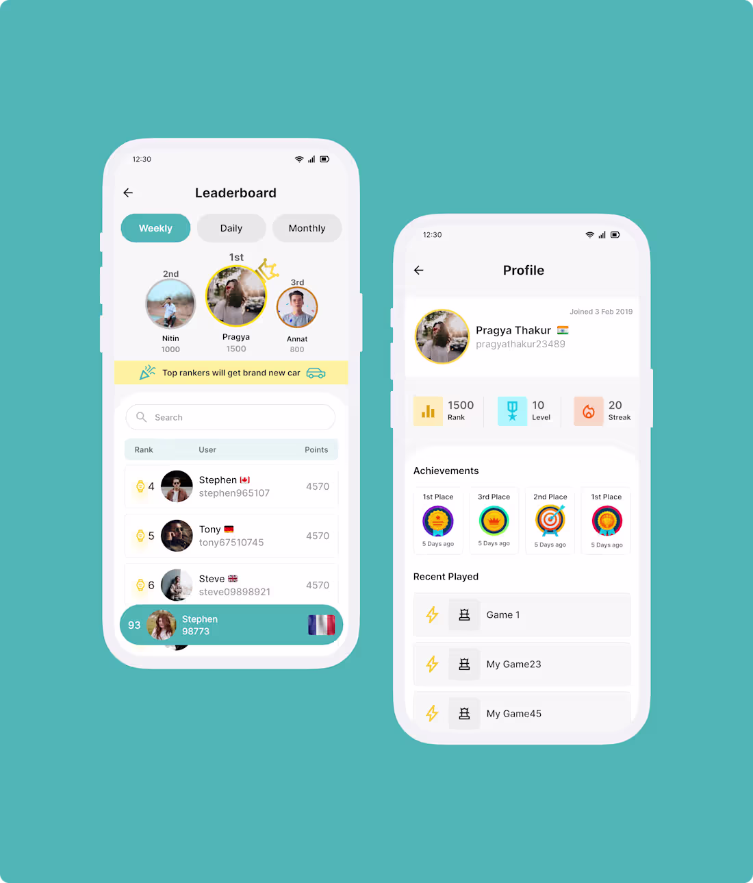 Cover image for Just dropped a Leaderboard App UI Kit on Figma! Clean, moder...