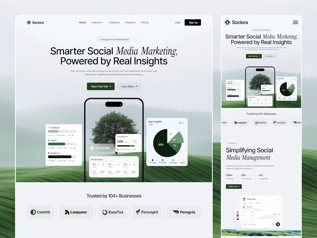 Cover image for Just designed this SaaS landing page. Focused on clarity, tr...
