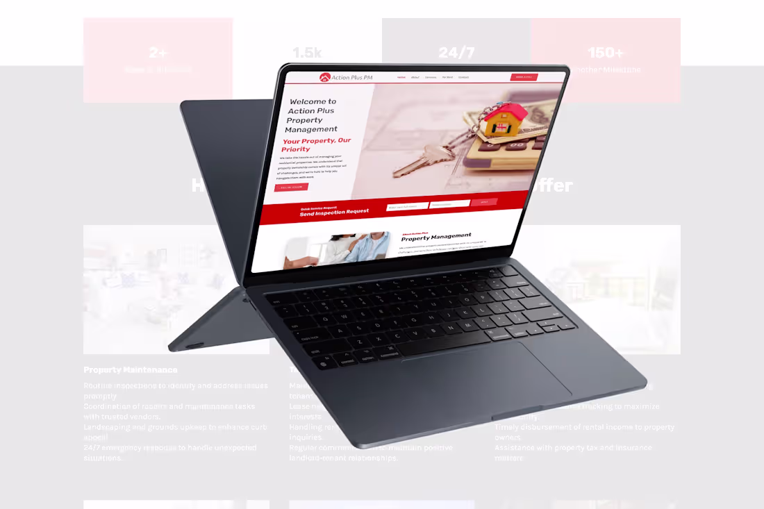 Cover image for Property Management & Real Estate Website Design