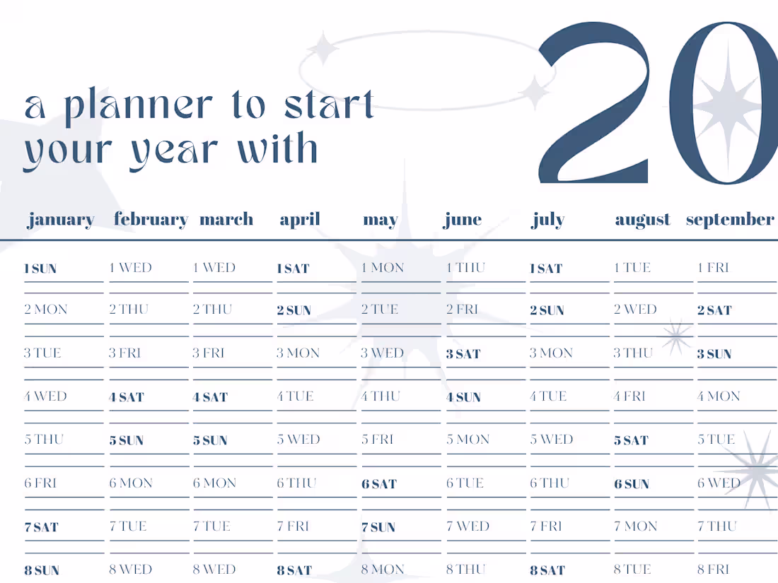 Cover image for calendars design