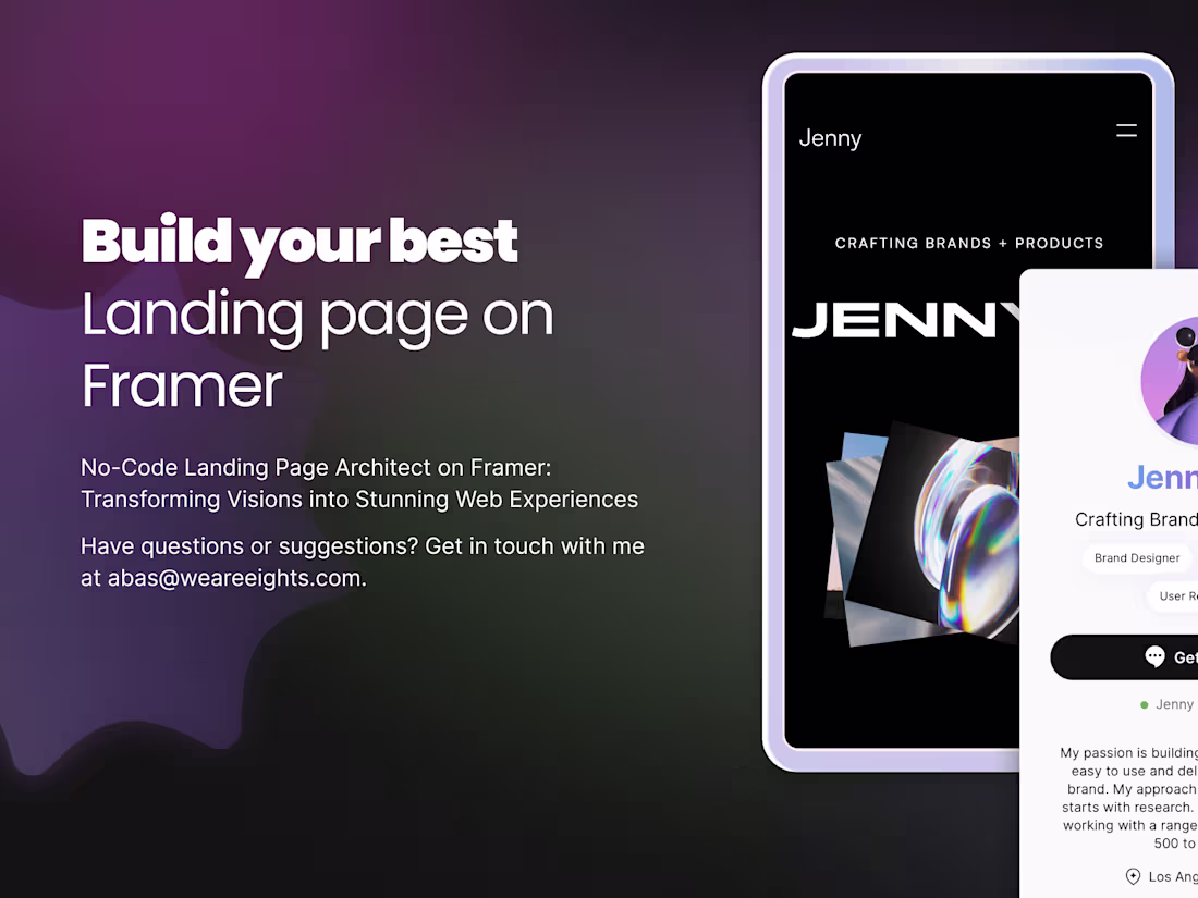 Cover image for Framer Landing Page Maestro