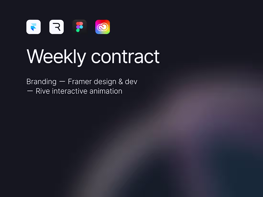 Cover image for Weekly Contract