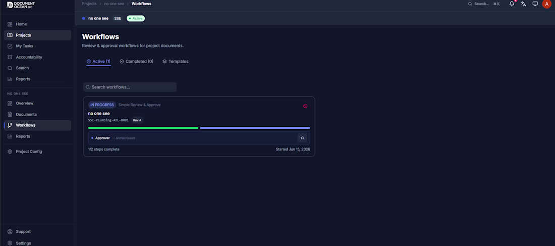 Cover image for A cloud-based document control platform