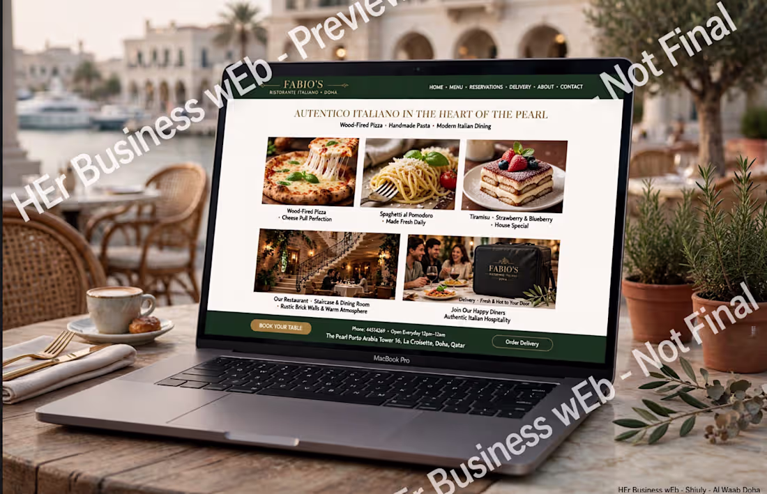 Cover image for Preview design for another restauren in doha