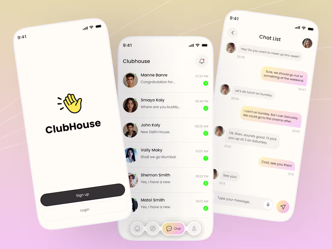 Cover image for Minimal Messaging App Design