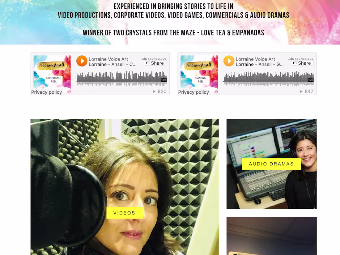 Cover image for Bilingual Voiceover Artist with home studio