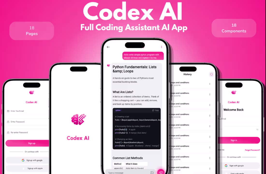 Cover image for Codex AI – Full-Stack Coding