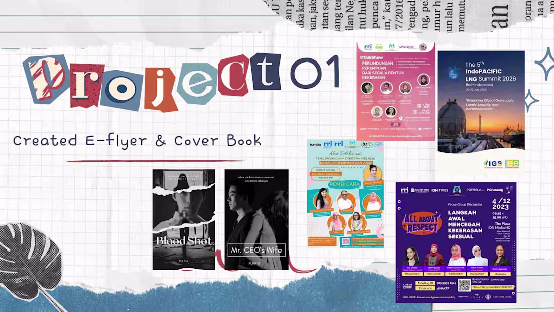 Cover image for This project involved creating e-flyers