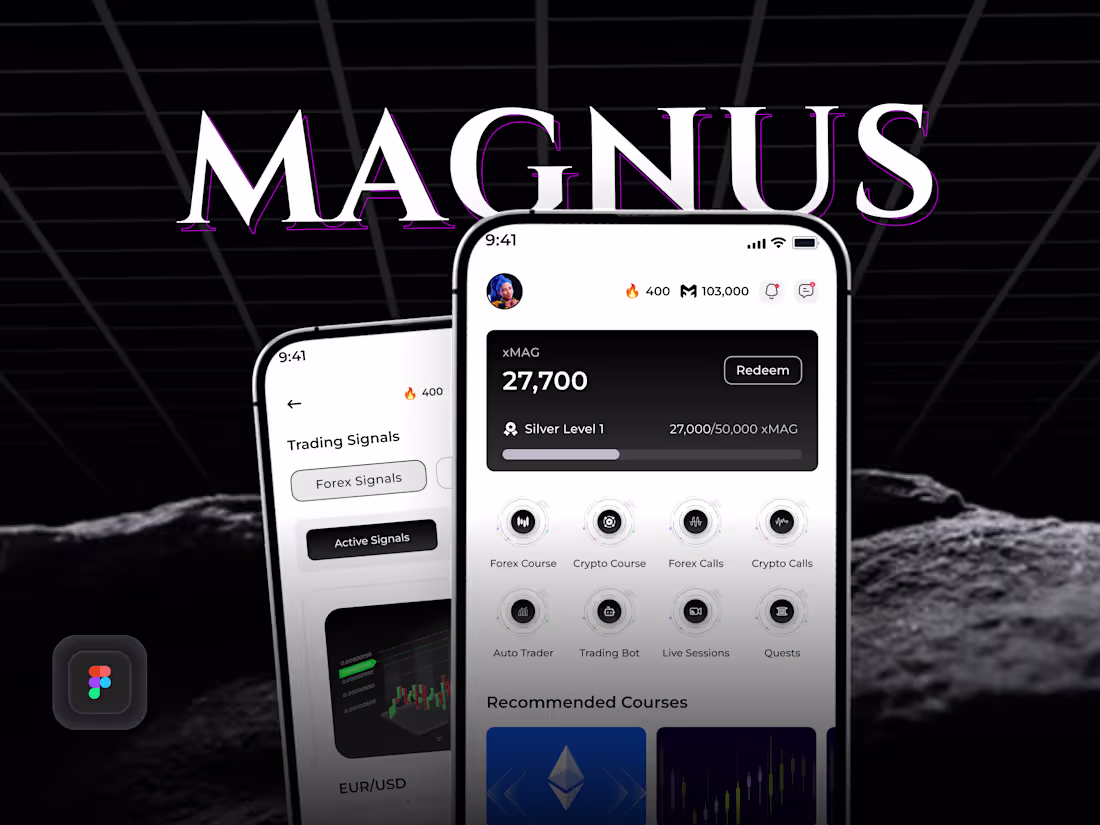 Cover image for Crypto & Stock Trading Mobile App UI/UX Design