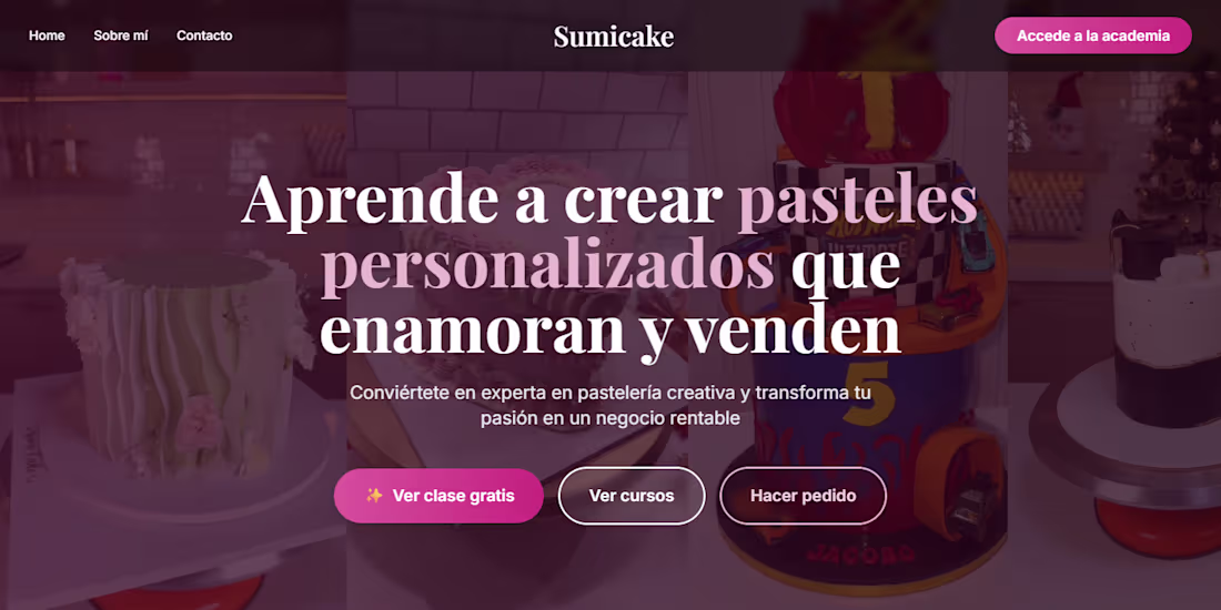 Cover image for Craft Irresistible Pastry Landing Pages: Enhance Your Course