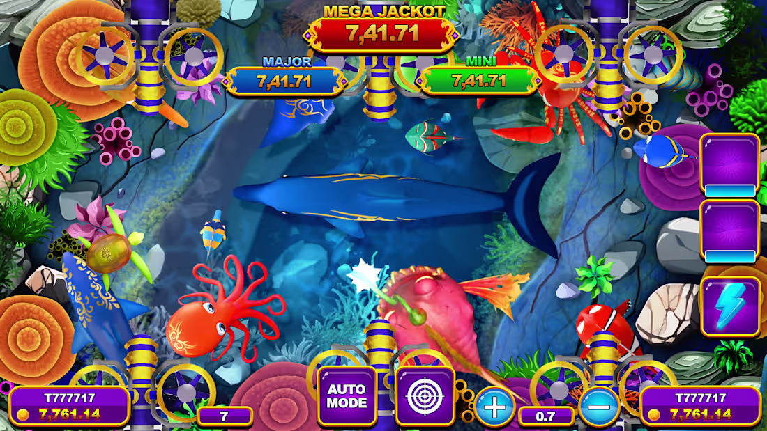 Cover image for Ancient Waters: Fish table game