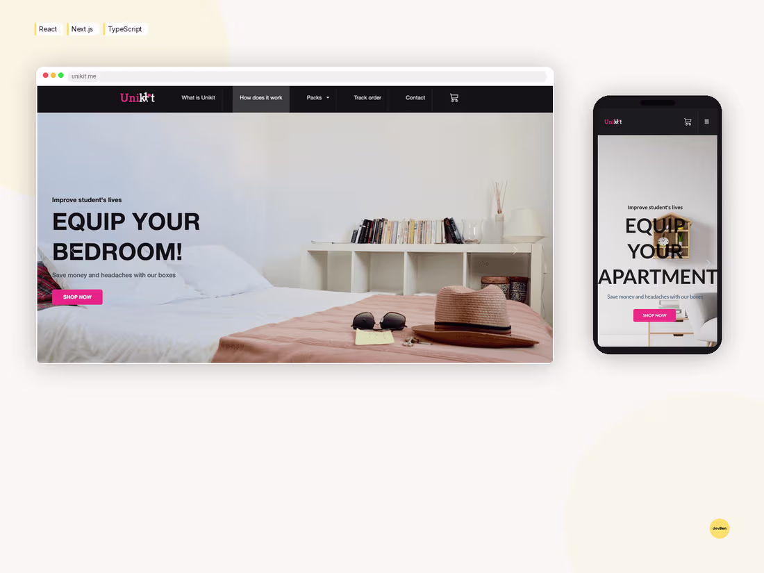 Cover image for MVP & Web App Sprint (React / Next.js)