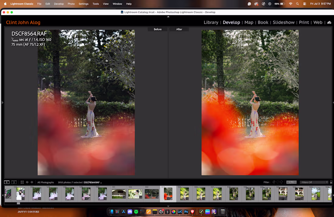 Cover image for Before & after photo editing